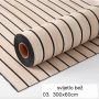 Rolna PVC premium dekorativne tapete 300 x 60 cm svjetlo bež boja - dezen linije