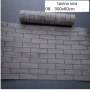 Rolna PVC premium dekorativne tapete 300 x 60 cm tamno siva boja - dezen kocke