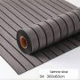 Rolna PVC premium dekorativne tapete 300 x 60 cm tamno siva boja - dezen linije