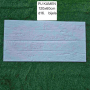 PU Kamen obloga 120 x 60 cm model d16 bijela